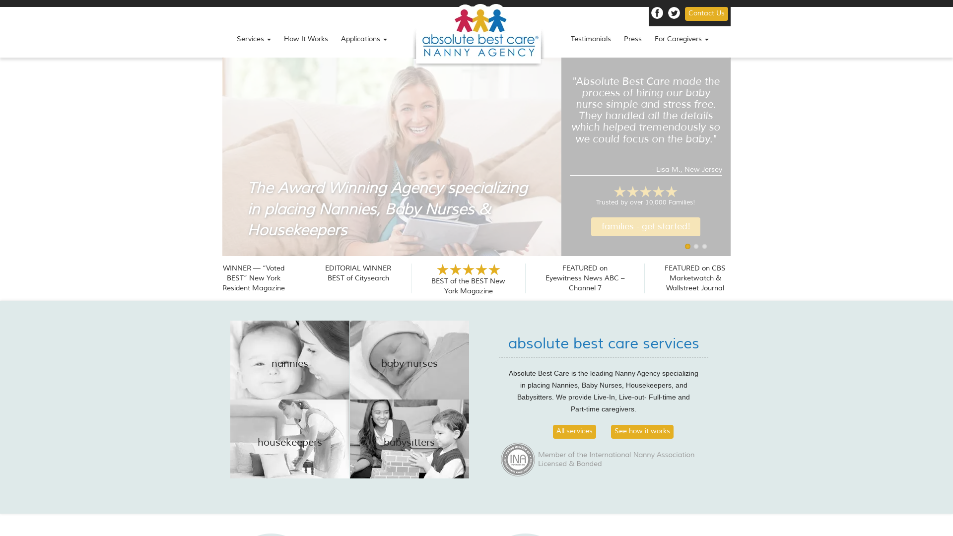 Absolute Best Care Nanny Agency